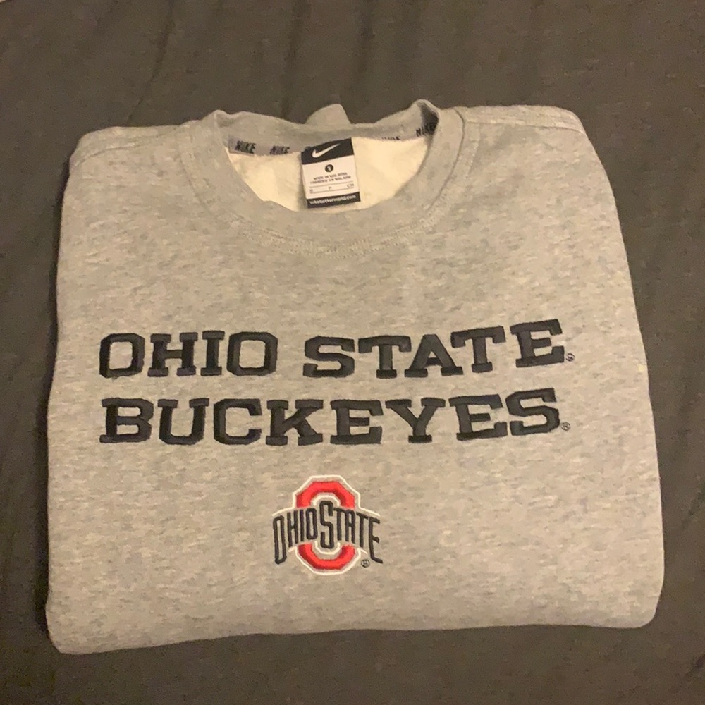 Ohio State Embroidered Nike Sweatshirt